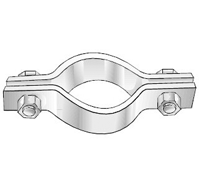 Single Bolt Pipe Clamps